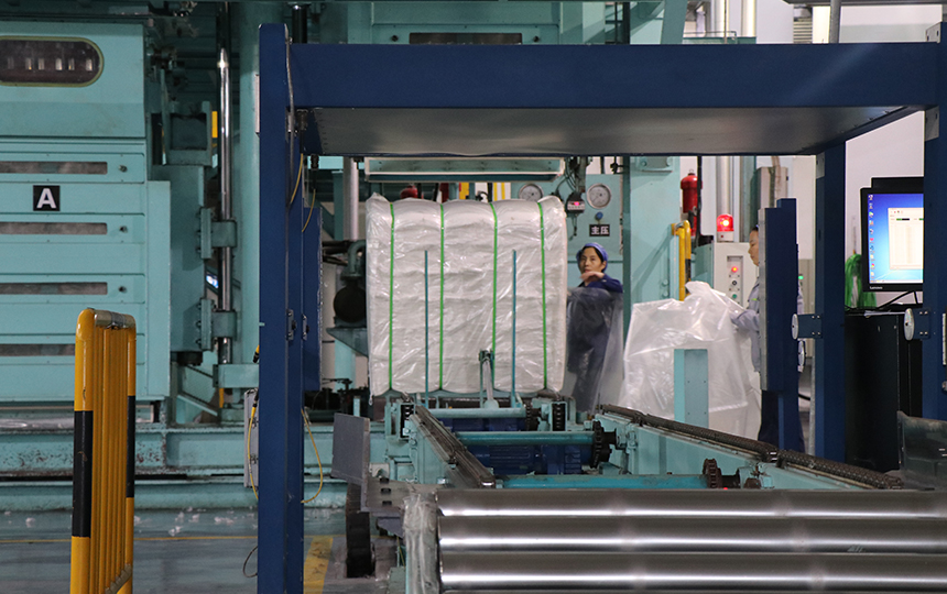 Clean and organized fiber factory