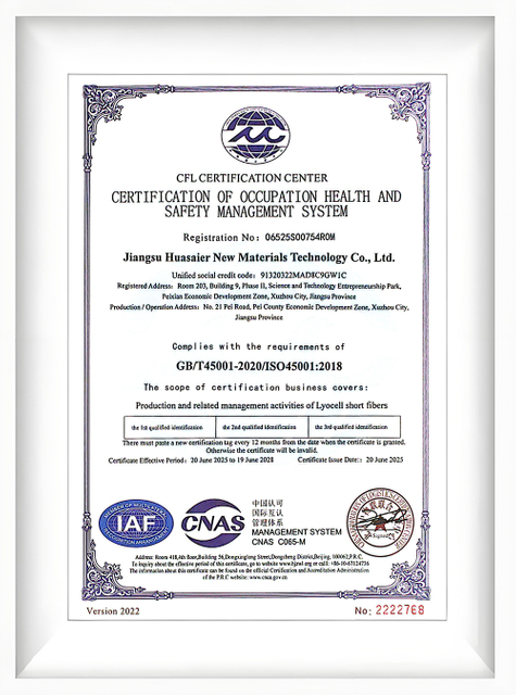 Occupation Health and Safety Management System Certificate